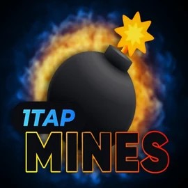 Official Casino Games logo: 1Tap Mines by Turbo Games at AllySpin Casino