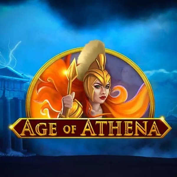 Age of Athena slot logo by Epic Industries at AllySpin Casino