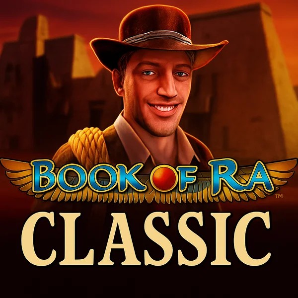 Book of Ra Classic slot icon by Novomatic, available at AllySpin Casino