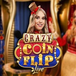 Crazy Coin Flip by Evolution, showcased at aly-spin.com – game logo