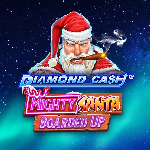 Play the Diamond Cash Mighty Santa Boarded Up slot by Greentube on AllySpin Casino