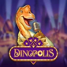 Dinopolis slot logo by Push Gaming at AllySpin Casino
