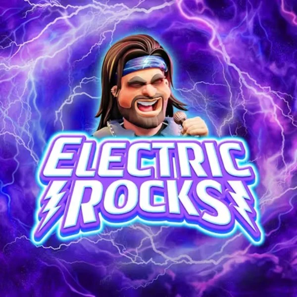 Electric Rocks by Inspired Gaming, showcased at aly-spin.com – game logo