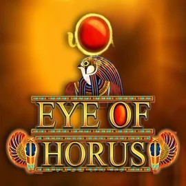 Eye of Horus slot logo by RTG (Reel Time Gaming) at AllySpin Casino