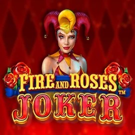 Fire and Roses Joker logo by Triple Edge Studios at AllySpin Casino