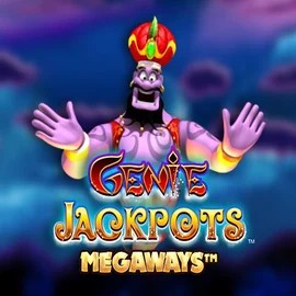 Genie Jackpots Megaways logo – Jackpots by Blueprint Gaming at AllySpin Casino
