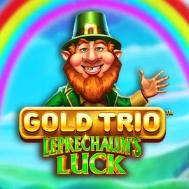 Gold Trio Leprechaun's Luck slot visual from Playtech available on aly-spin.com
