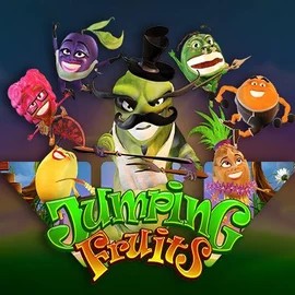 Jumping Fruits casino game by Wazdan – featured logo at AllySpin Casino