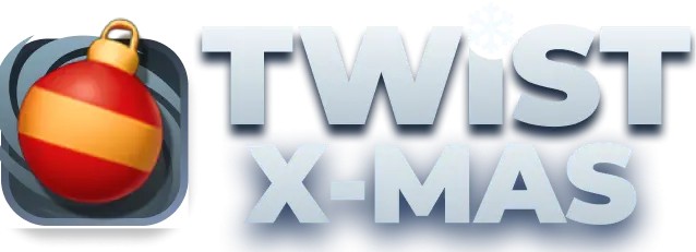 Twist X-mas online game logo by InOut on aly-spin.com