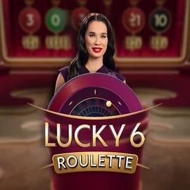 Lucky 6 Roulette logo by Pragmatic Play AllySpin Casino