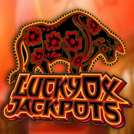 Official Jackpots logo: Lucky Ox Jackpots by Rival at AllySpin Casino