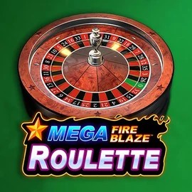 Mega Fire Blaze Roulette online game logo by Playtech on aly-spin.com