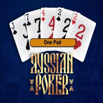 Russian Poker casino game by OneTouch Games – featured logo at AllySpin Casino