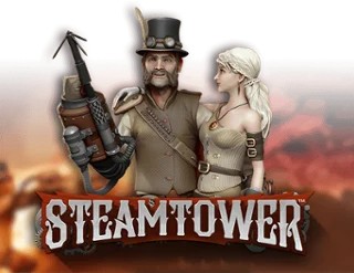 Official Slots logo: Steam Tower Slot by NetEnt at AllySpin Casino
