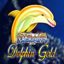Dolphin Gold with Stellar Jackpots logo – Jackpots by Lightning Box Game at AllySpin Casino