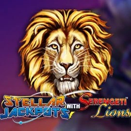 Stellar Jackpots with Serengeti Lions by Lightning Box Game, showcased at aly-spin.com – game logo