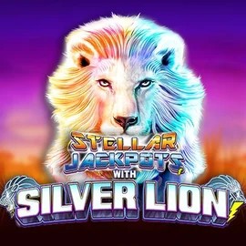Stellar Jackpots with Silver Lion slot visual from Lightning Box Game available on aly-spin.com