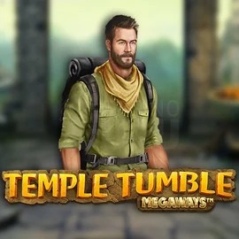 Temple Tumble Megaways casino game by Relax Gaming – featured logo at AllySpin Casino