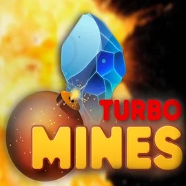 Turbo Mines game by Turbo Games – logo hosted on AllySpin Casino